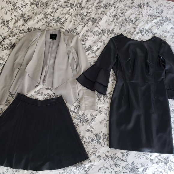 Zara Faux-Leather Dress - Picture 4 of 4